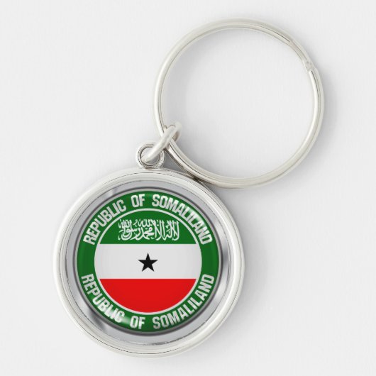 Somaliland Round Emblem Sleutelhanger (Voorkant)