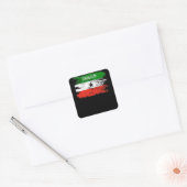 Somaliland Shirt Geschenk Land Vlag Patriottisch Vierkante Sticker (Envelop)