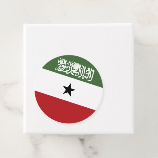 Somaliland vlag bedankjes labels (In situ)