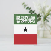 Somaliland vlag briefkaart (Staand voorkant)