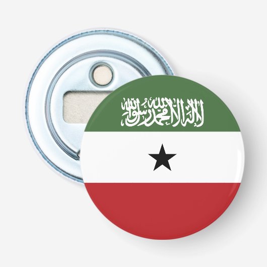 Somaliland vlag button flesopener (Voorkant)