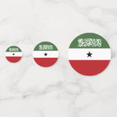 Somaliland vlag confetti (Achterkanten)