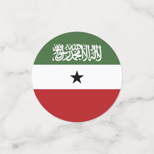 Somaliland vlag confetti (Kleine voorkant)