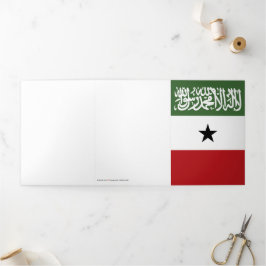 Somaliland vlag drieluik kaart