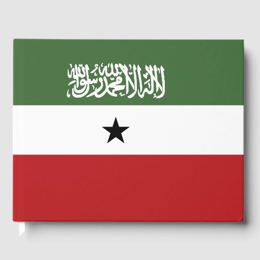 Somaliland vlag gastenboek (Voorkant)