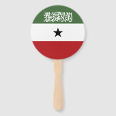 Somaliland vlag handwaaier (Achterkant)