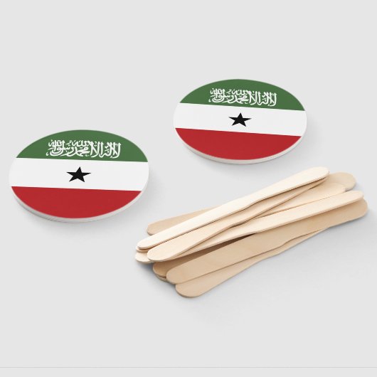 Somaliland vlag handwaaier (Niet-gemonteerd)