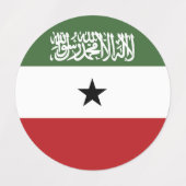 Somaliland vlag labels (Design 2)