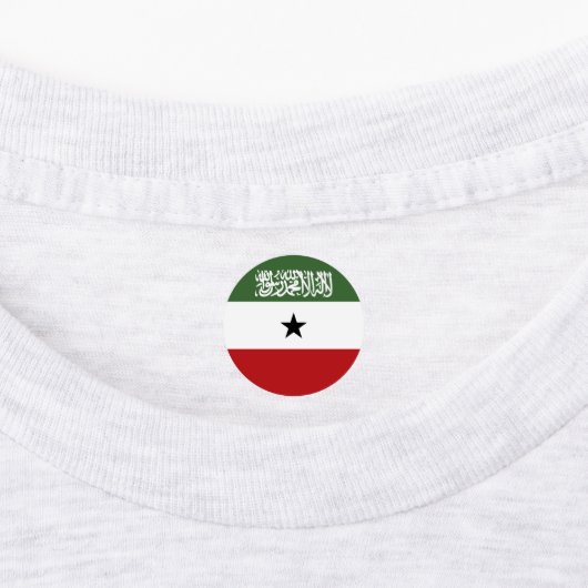 Somaliland vlag labels (Aangebracht)
