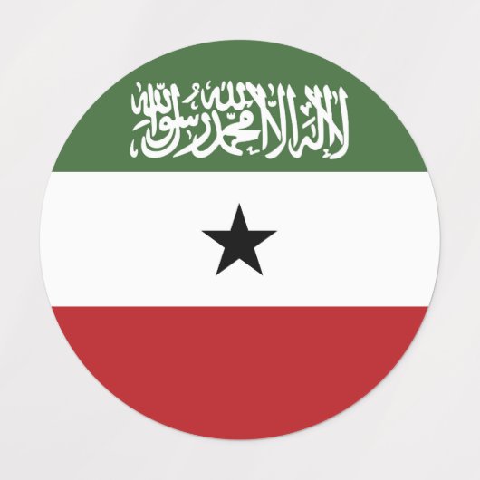 Somaliland vlag labels (Design 1)