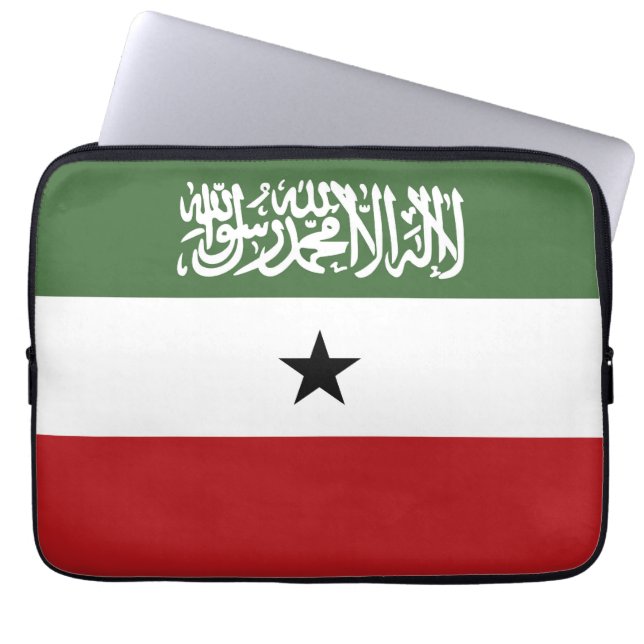 Somaliland vlag laptop sleeve (Voorkant)