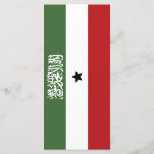 Somaliland vlag menu (Achterkant)