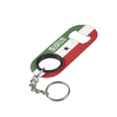 Somaliland vlag mini flessenopener (Achterkant Gekanteld)