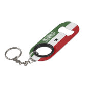 Somaliland vlag mini flessenopener (Voorkant Gekanteld)