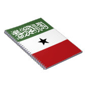 Somaliland vlag notitieboek (Rechterzijde)