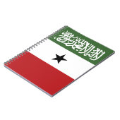 Somaliland vlag notitieboek (Linkerzijde)