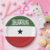 Somaliland vlag papieren bordje (Feest)