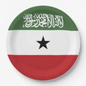 Somaliland vlag papieren bordje (Voorkant)