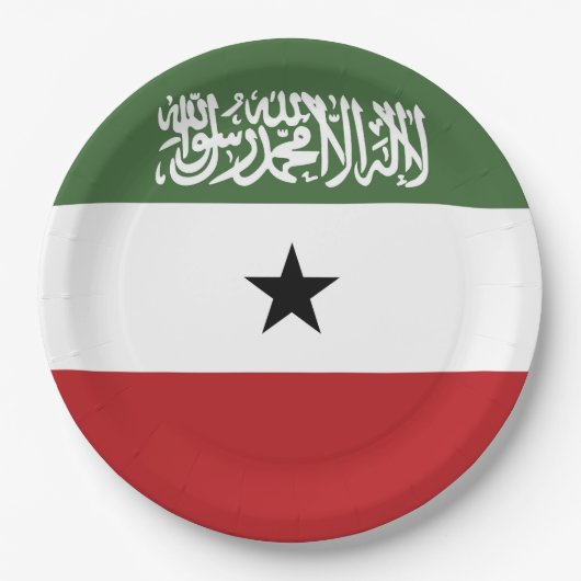Somaliland vlag papieren bordje (Voorkant)