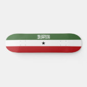 Somaliland vlag persoonlijk skateboard (Horizontaal)