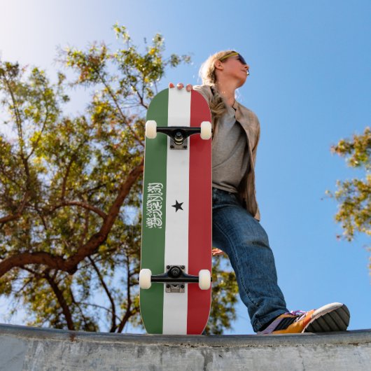 Somaliland vlag persoonlijk skateboard (Buiten 1)