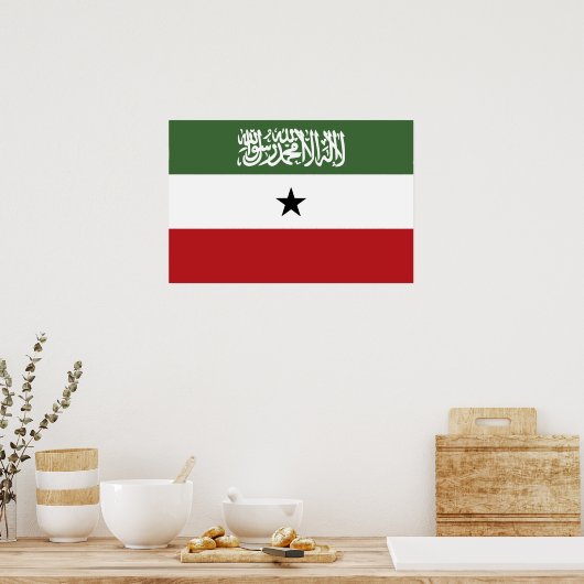 Somaliland vlag poster (Keuken)