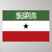 Somaliland vlag poster (Voorkant)