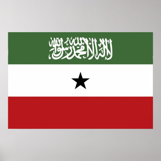 Somaliland vlag poster (Voorkant)