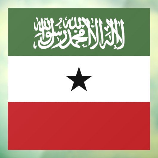 Somaliland vlag raamsticker (Vel 3)