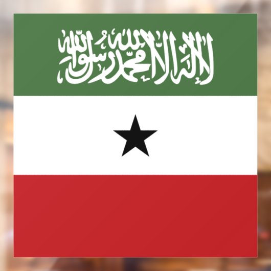 Somaliland vlag raamsticker (Vel 2)