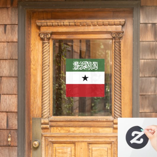 Somaliland vlag raamsticker (Huis Deur)