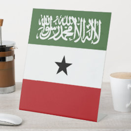 Somaliland vlag reclamebord met voetstuk