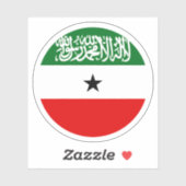 Somaliland Vlag Ronde Sticker (Vel)