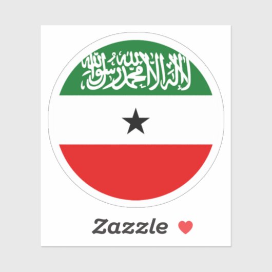 Somaliland Vlag Ronde Sticker (Vel)