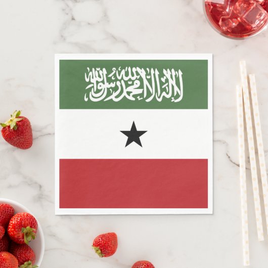 Somaliland vlag servet (Insitu)