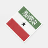 Somaliland vlag servet (Hoek)