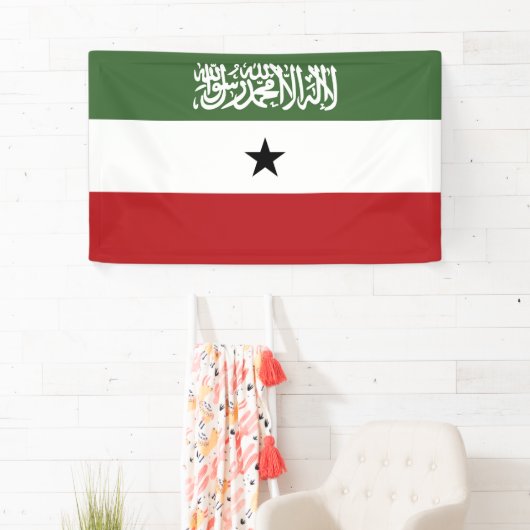 Somaliland vlag spandoek (Insitu)