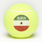 Somaliland vlag tennisballen (Achterkant)