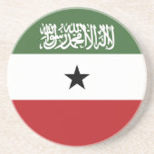 Somaliland vlag zandsteen onderzetter (Voorkant)
