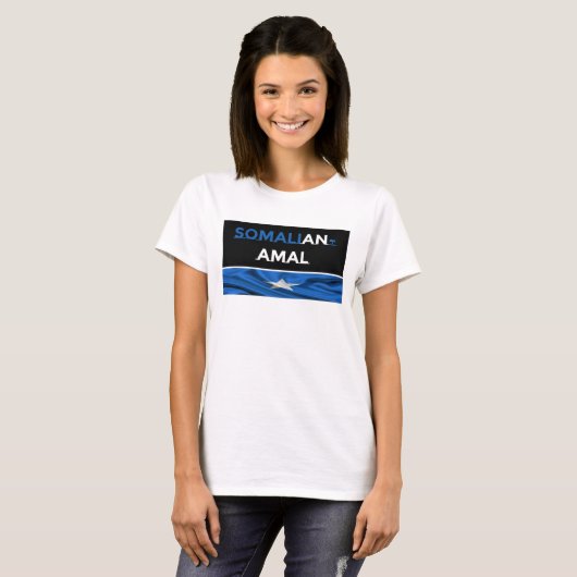 Somalisch-Amal Vrouwen Tshirt (Voorkant volledig)