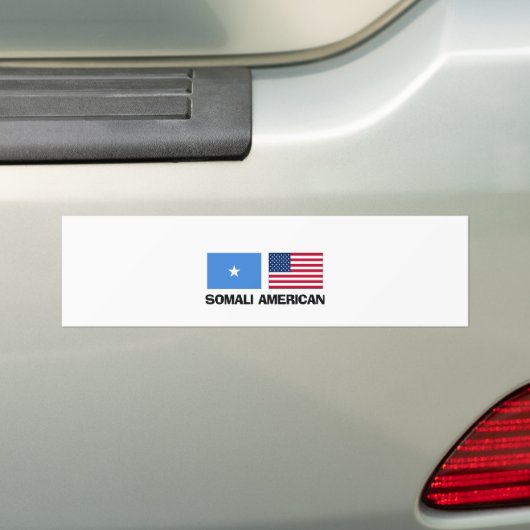 Somalisch Amerikaans Bumpersticker (Op auto)