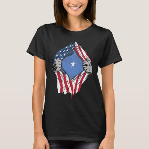 Somalisch bloed in mij Somalië vlag T-shirt