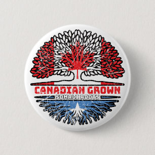 Somalisch Canadees Canada - - Bergvloed Ronde Button 5,7 Cm