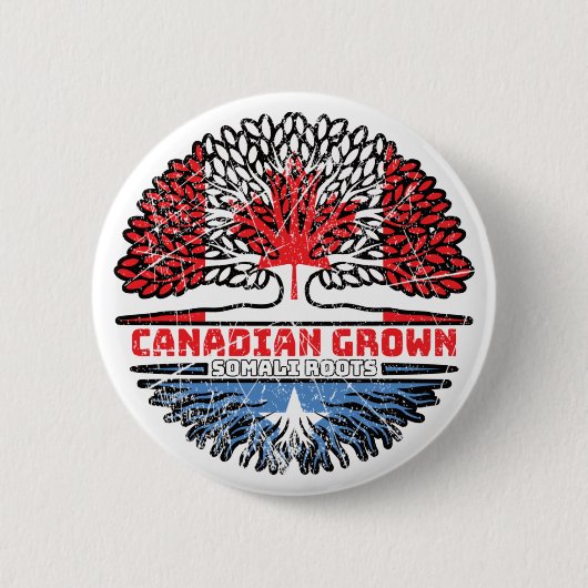 Somalisch Canadees Canada - - Bergvloed Ronde Button 5,7 Cm (Voorkant)