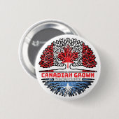 Somalisch Canadees Canada - - Bergvloed Ronde Button 5,7 Cm (Voorkant /achterkant)