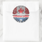 Somalisch Canadees Canada - - Bergvloed Ronde Sticker (Tas)
