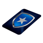 Somalisch metallisch embleem magneet (Linkerzijde)