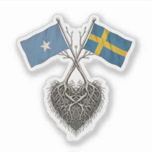 Somalisch-Zweeds Sticker