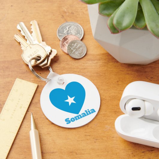 Somalische hartvlag sleutelhanger (Bureau)