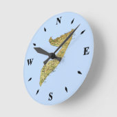 Somalische kaartklok ronde klok (Hoek)